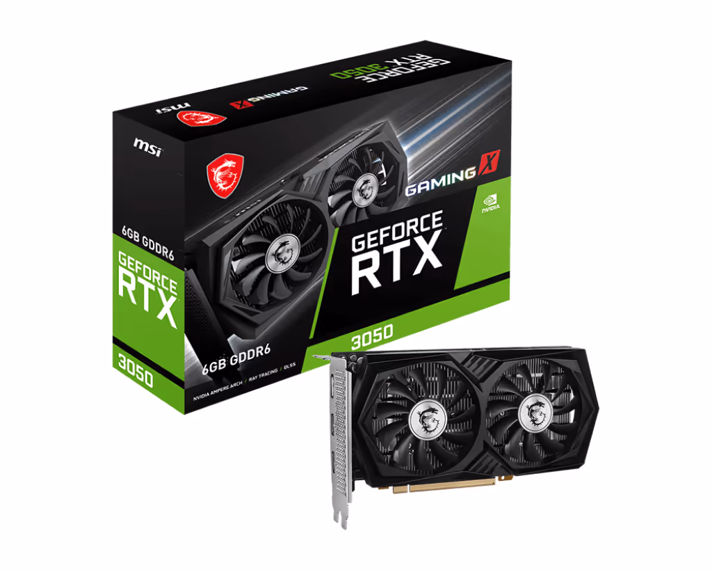 MSI RTX 3050 GAMING X 6 GB