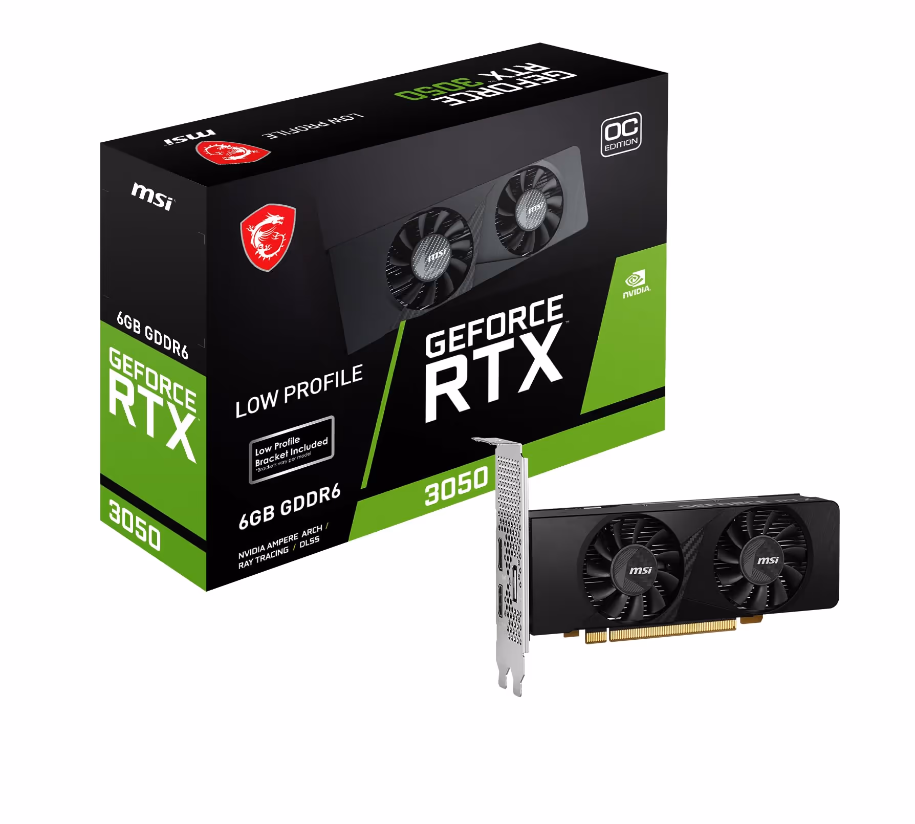 MSI RTX 3050 Low Profile OC 6 GB